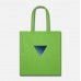 Poly Blue Lime Green Tote Bag